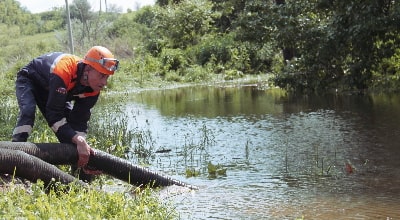 Очистка водоемов в Новом Уренгое